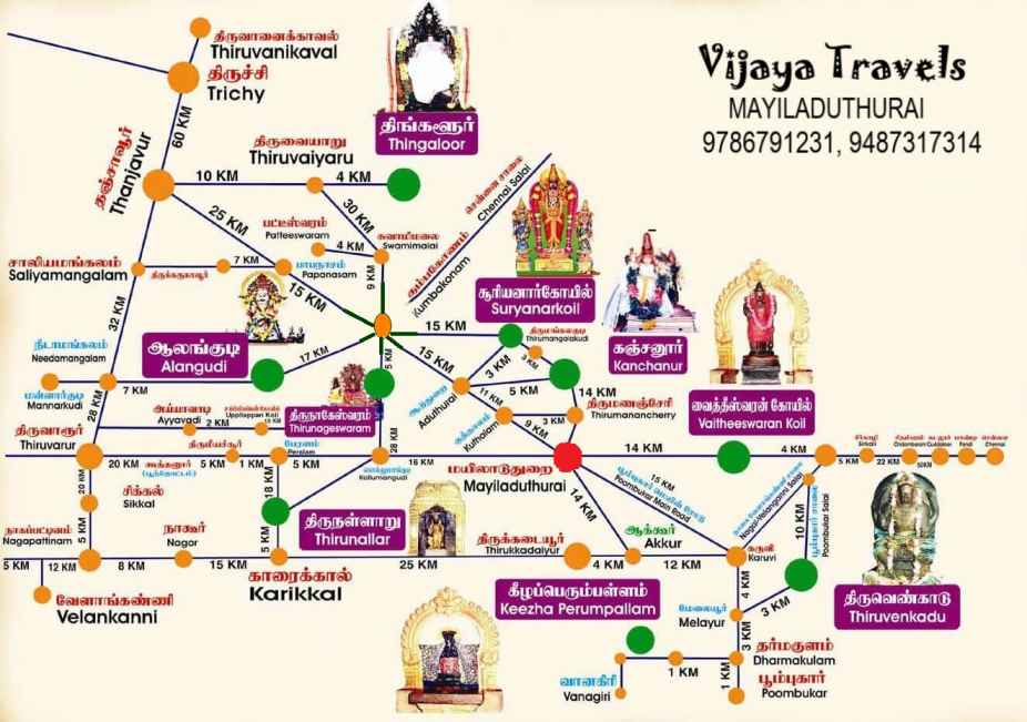 mayiladuthurai call taxi - travels